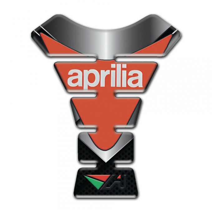 Aprilia Tank Fuse Chromed Base Modern Logo 