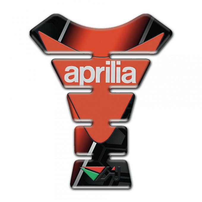 Aprilia Tank Fuse Red Black Base Modern Logho Style 
