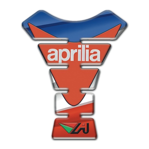 Aprilia Tank Protector Colorful Base Orange Logo 