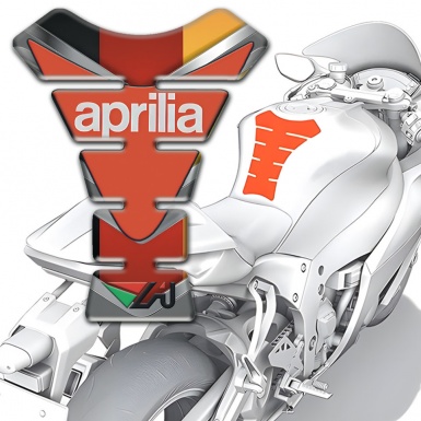 Aprilia Tank Guard Pads Multicolored Variant 
