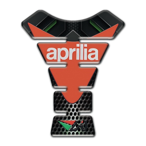Aprilia Tank Protector High-Quality  Orange Print Logo 