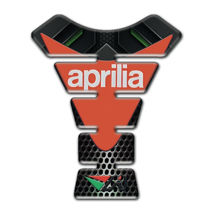 Aprilia Tank Protector High-Quality  Orange Print Logo 