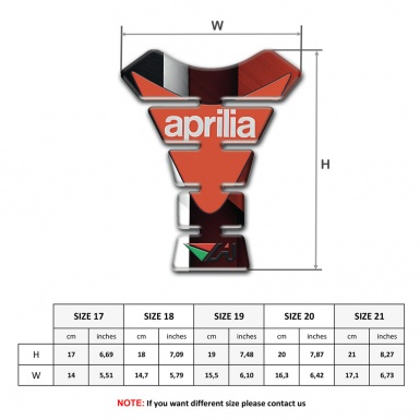 Aprilia Tank Guard Pads Premium Quality Variant 