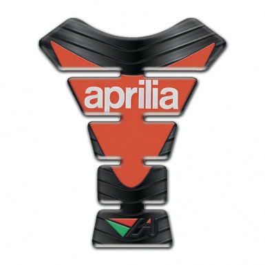 Aprilia Tank Guard Pads Rubber effect Base Modern Logo 