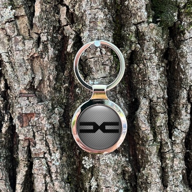 Dacia Key Holder Metal Light Carbon Black Logo Edition