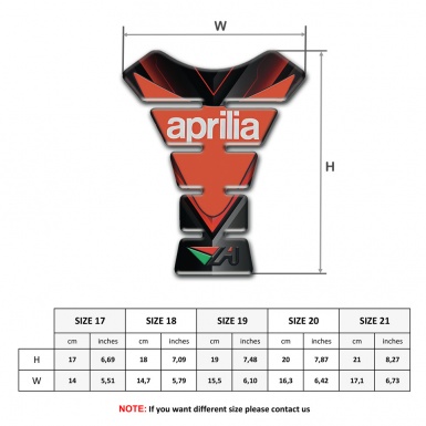 Aprilia Tank Guard Pads High-Quality 