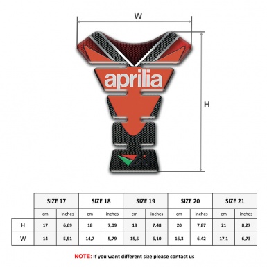 Aprilia Tank Pad Motorbike Premium Quality 