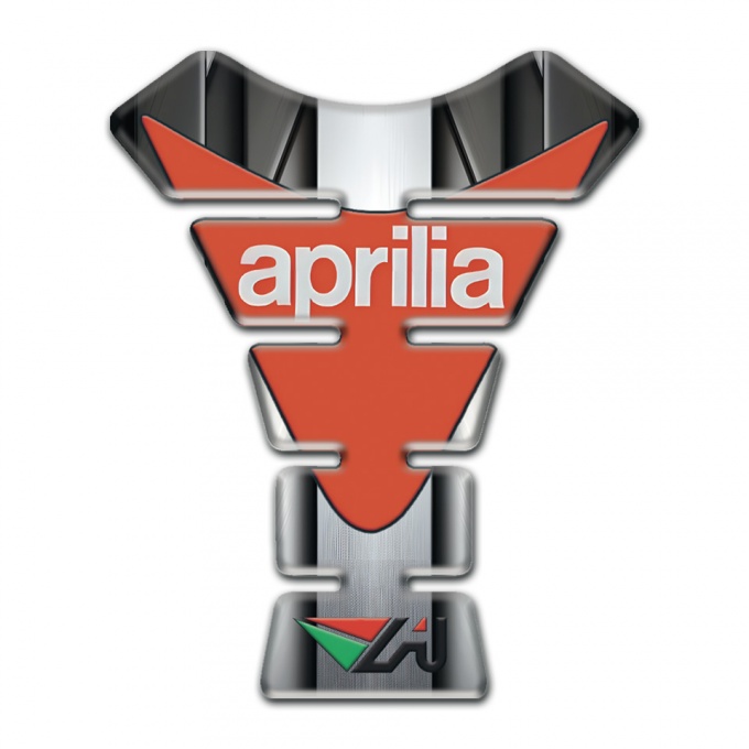 Aprilia Tank Pad Protector Iron Effect Silicone Sticker