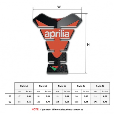 Aprilia Tank Guard Pads Anti Slip Sticker 
