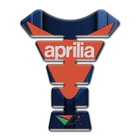 Aprilia Tank Pad Protector Blue Decoration Version 