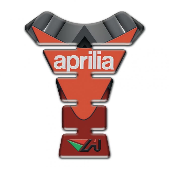 Aprilia Tank Fuse Red with Gray Details Version 