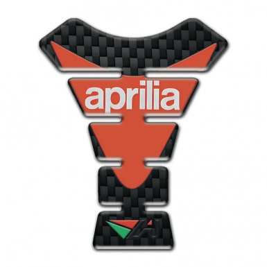 Aprilia Tank Pad Protector Black Fibers Version 