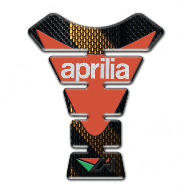 Aprilia Tank Protector Black Brown Decoration Version 