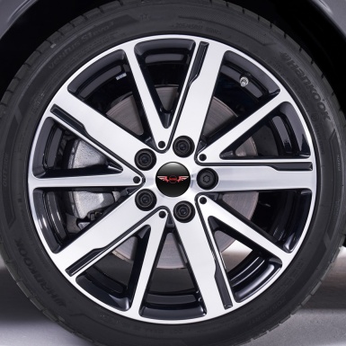 Mini Cooper Wheel Center Caps Emblem Pink Logo