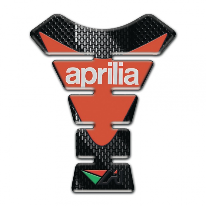Aprilia Tank Guard Pads Black Gray Decoration Version 