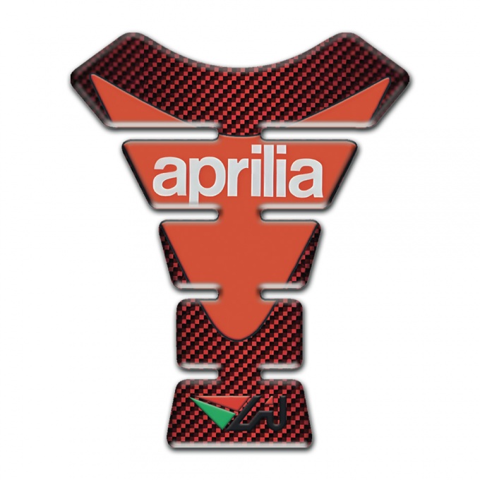 Aprilia Tank Pad Protector Red Carbon Version 