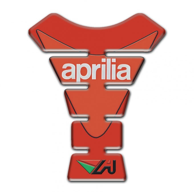 Aprilia Tank Pad Motorbike Red Orange Version 