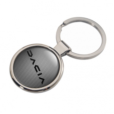 Dacia Key Fob Metal Dark Carbon Black Logo Design