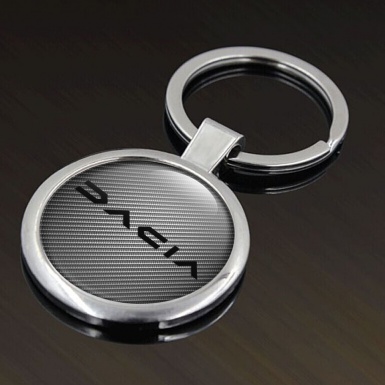 Dacia Key Fob Metal Dark Carbon Black Logo Design