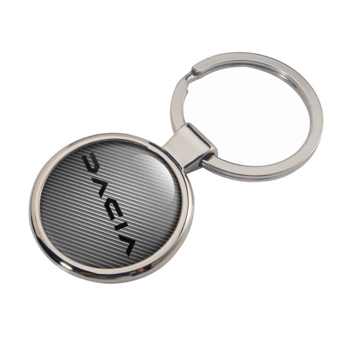 Dacia Key Fob Metal Dark Carbon Black Logo Design