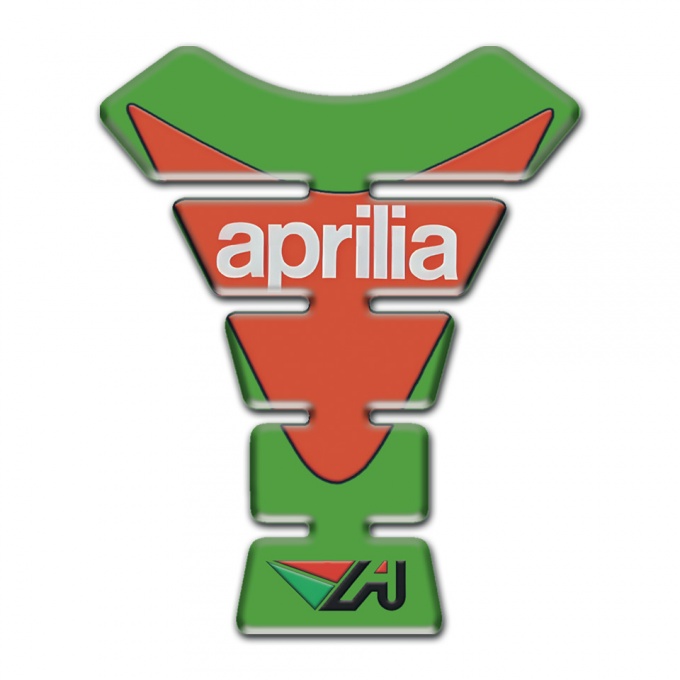Aprilia Tank Guard Pads Green Orange Version 