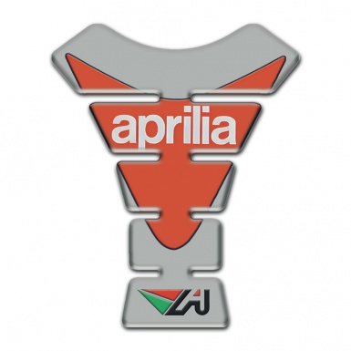Aprilia Tank Pad Protector Gray Orange Version 