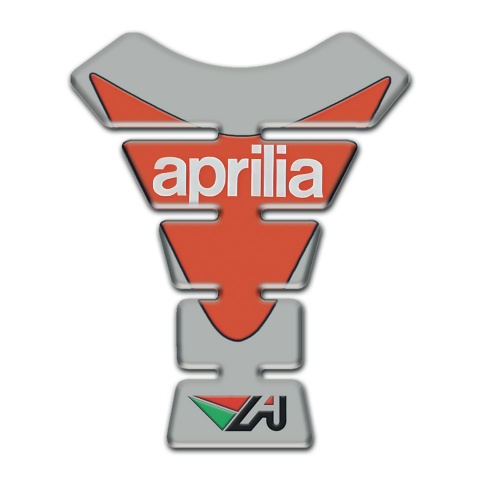 Aprilia Tank Pad Protector Gray Orange Version 