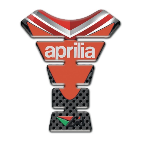 Aprilia Tank Pad Motorbike Motorcycle Model with Orange Print Logo 