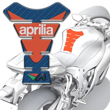 Aprilia Tank Protector Navy Blue Carbon 