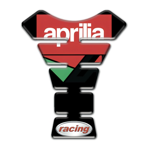 Aprilia Tank Pad Motorbike Black Racing Style 