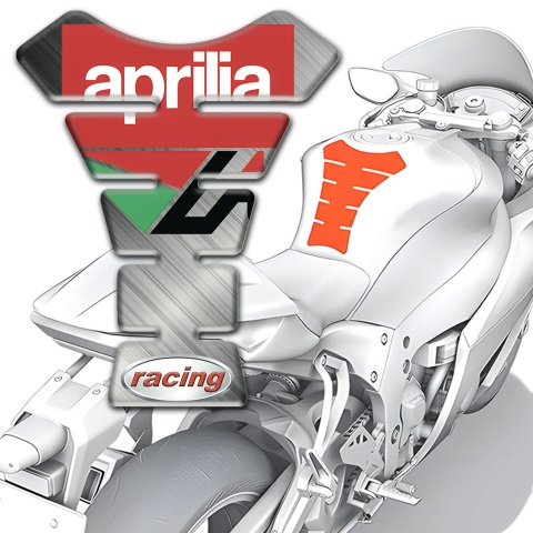 Aprilia Tank Protector Matte Warp Racing Style 
