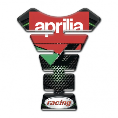 Aprilia Tank Pad Protector Green Shadow Base Racing Style 