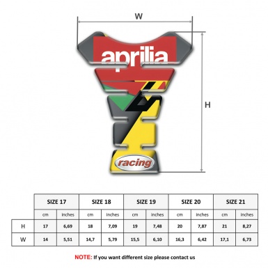 Aprilia Tank Fuse GRay Yellow Base Racing Edition 