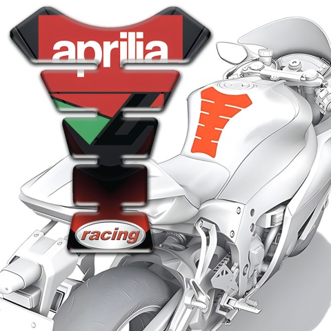 Aprilia Tank Pad Motorbike Stylish Racing Edition 