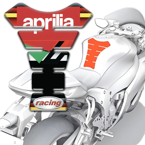 Aprilia Tank Fuse Racing Style Unique Vision 