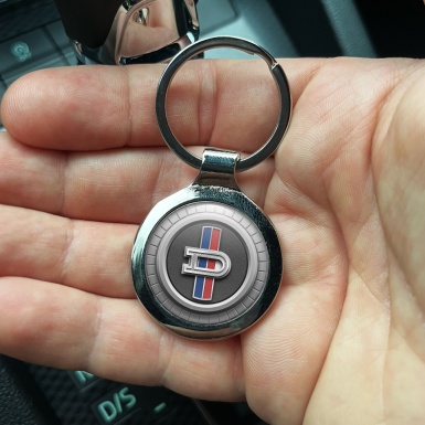 Datsun Metal Fob Chain Silver Ring Color Logo Edition