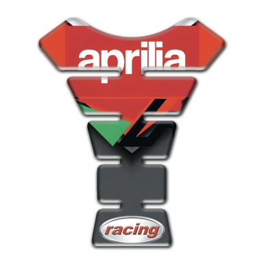 Aprilia Tank Pad Protector Orange Black Background RacinG Logo 
