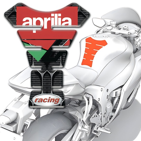 Aprilia Tank Guard Pads 3D Design Racing logo 