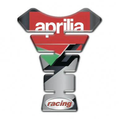 Aprilia Tank Protector Diagonal Gray Decoration racing logo 