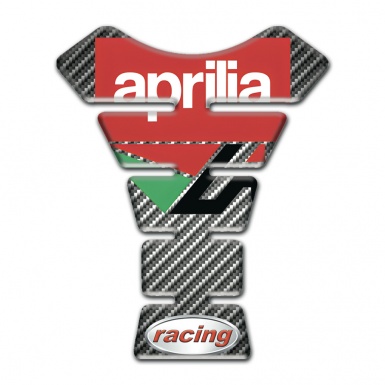 Aprilia Tank Pad Motorbike Classic Carbon Racing style 