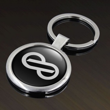Enkei Key Holder Metal Black Grey Brushed Logo Design