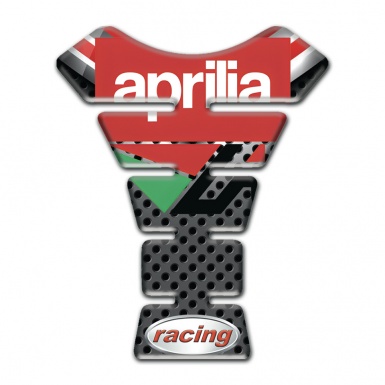 Aprilia Tank Guard Pads Red White Logo Stylish Edition 