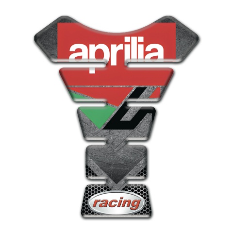 Aprilia Scratched Plate Design Tank Pad Motorbike Model