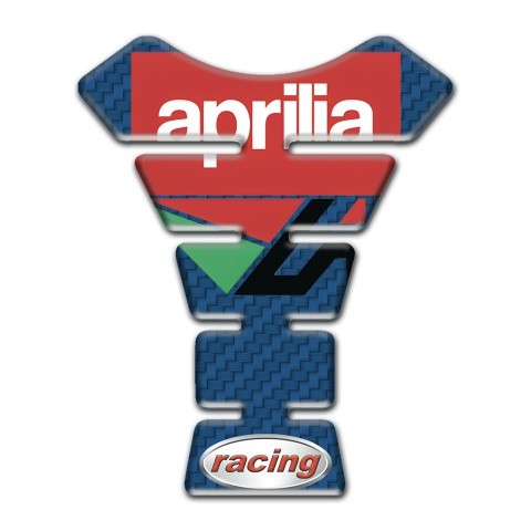 Aprilia Tank Pad Protector Navy Blue Carbon edition 