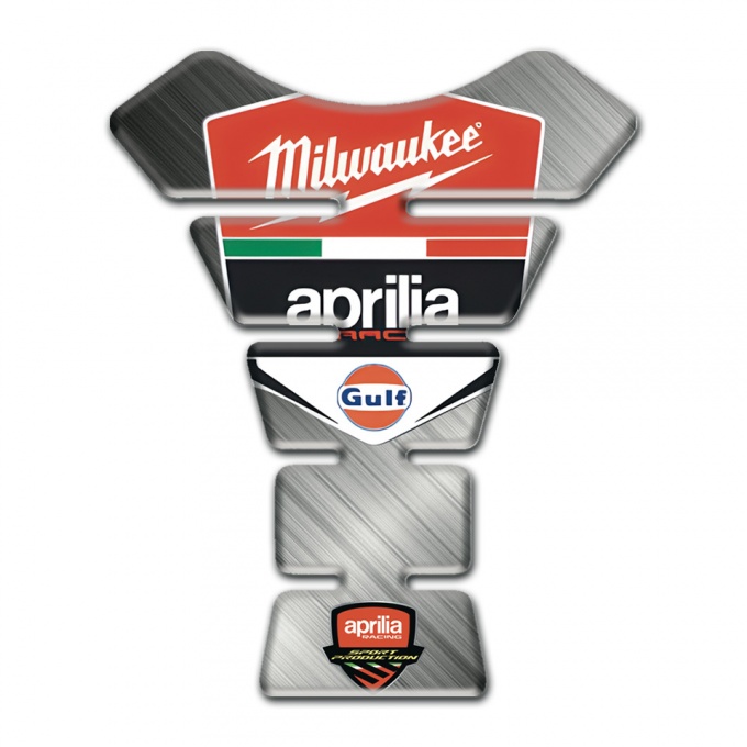 Aprilia Tank Pad Protector Matte Design  Milwaukee Style 