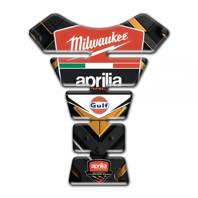 Aprilia Tank Pad Protector Milwaukee Logo Edition 