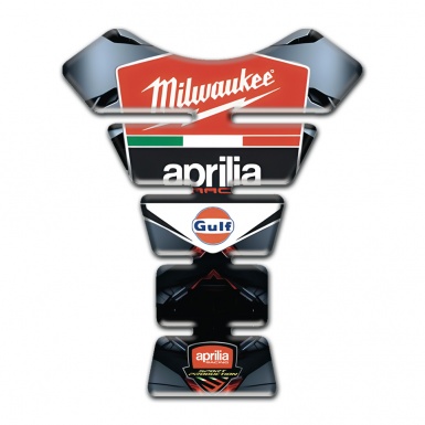 Aprilia Tank Protector Torn effect Milwaukee Style 