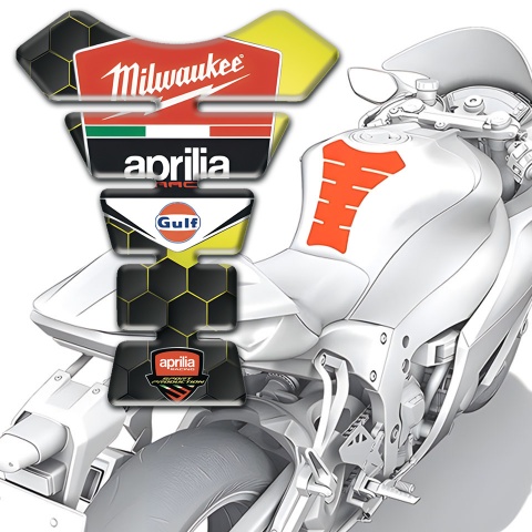 Aprilia Tank Protector Stylish Model Milwaukee Edition 