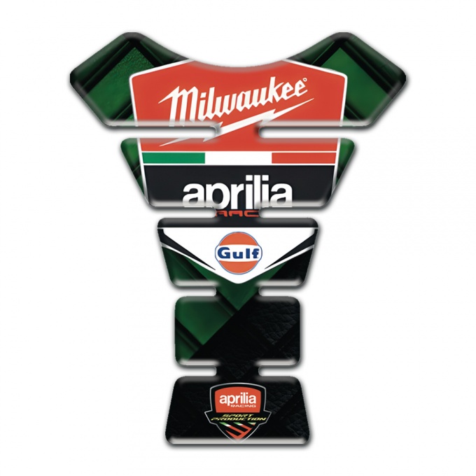Aprilia Tank Protector Dark Green Motive Milwaukee Style 