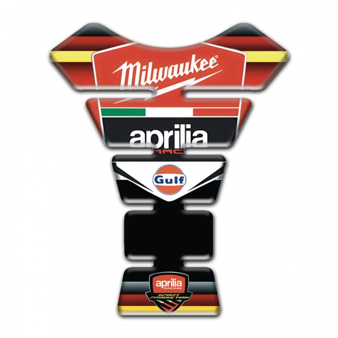 Aprilia Tank Fuse Multicolored Patterns Milwaukee Edition 